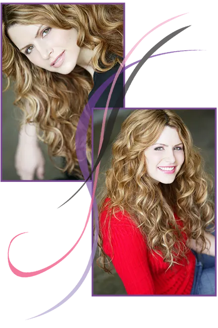 Clients with long, natural-looking European Remy hair extensions