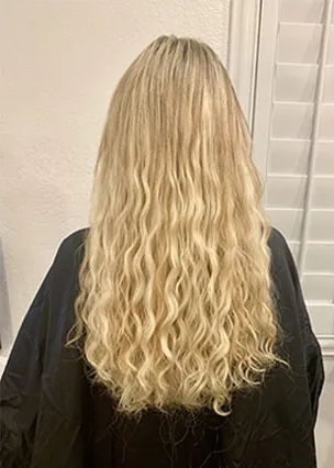 7-star bead extensions that are naturally very wavy
